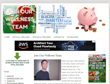 Tablet Screenshot of joinourwellnessteam.com